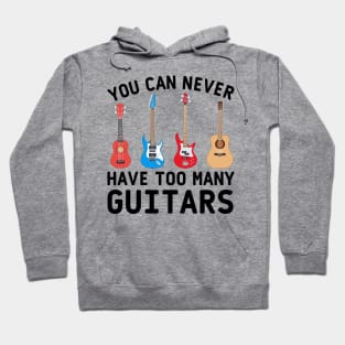 Guitar ukulele bass acoustic classic electric Hoodie